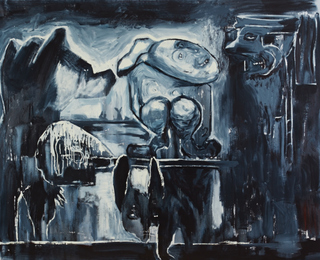 flatlands- starless oil on canvas 147x174 2013