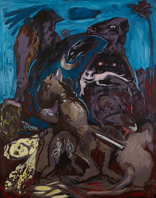 undercroft oil and wax on canvas 150x120 2014