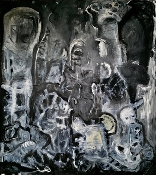 nocturne oil on canvas 152x138 2017