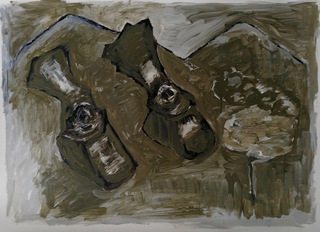 hippocrene 3 acrylic on paper 47x66cm 2017