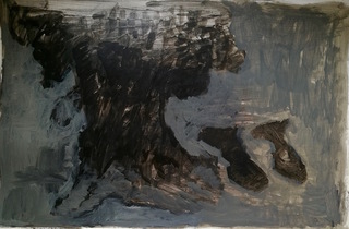 hippocrene 6 acrylic on paper 62x94cm 2017