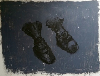 hippocrene 4 acrylic on paper 47x92cm 2017