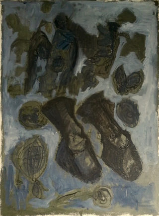 hippocrene 7 oil on paper 100x80 2017