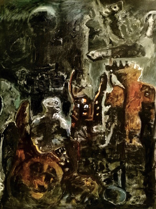 untitled oil on canvas 213x167cm 2017