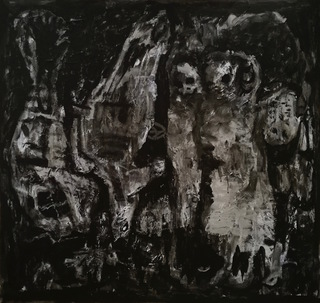 untitled acrylic on paper 102x96 2016
