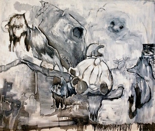 raw oil on canvas 161x183 2016